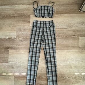 Tiger mist plaid set